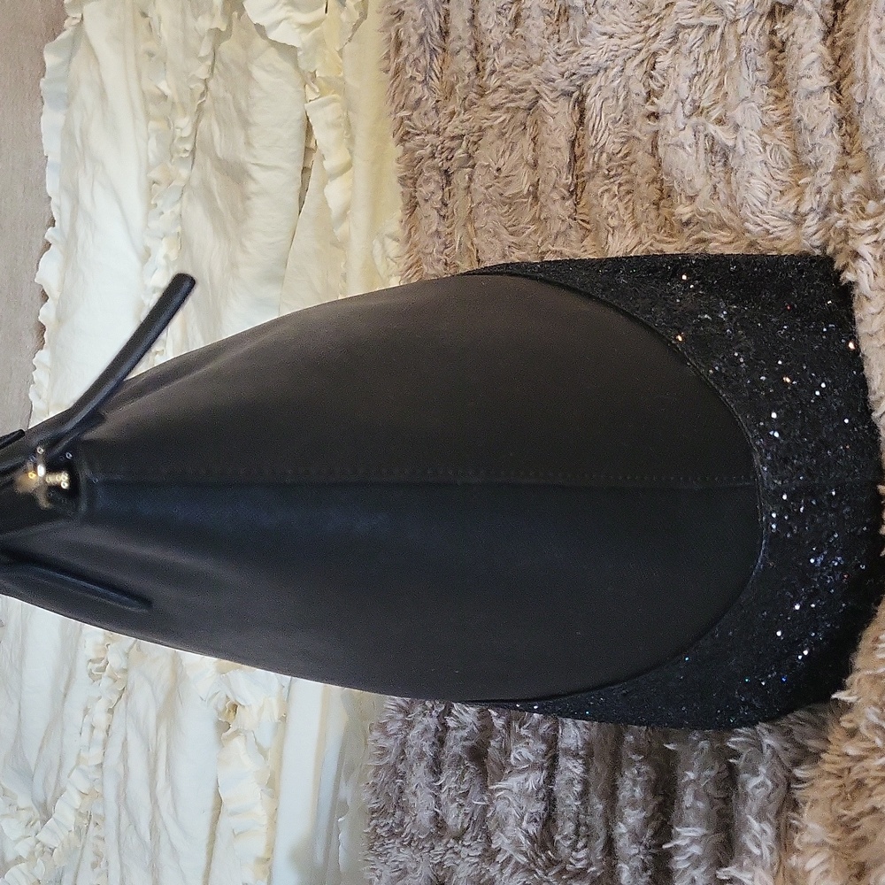 Chic♠️ Kate Spade New York Black Glitter GRETA Tote Bag & Wallet Set - Picture 6 of 12